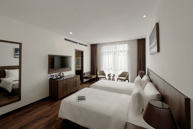 Phòng Deluxe Twim City view